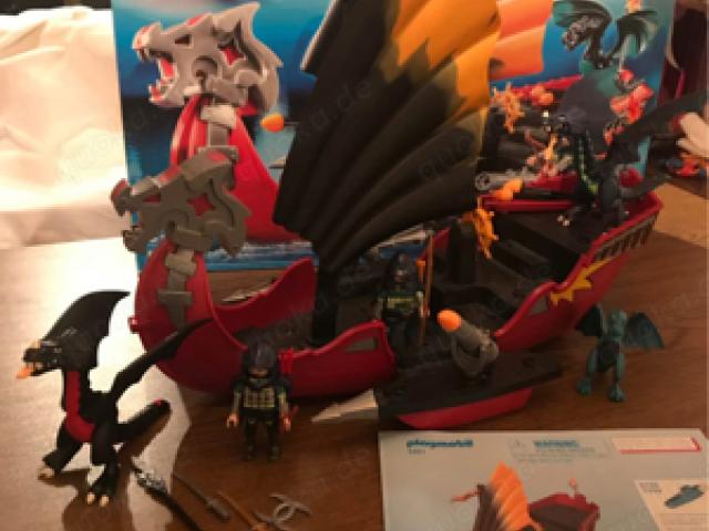 Playmobil Dragons Drachen Kampfschiff mit OVP - 1